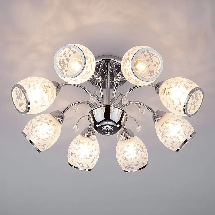 Светильник потолочный Eurosvet Gabriella 30026/8 хром