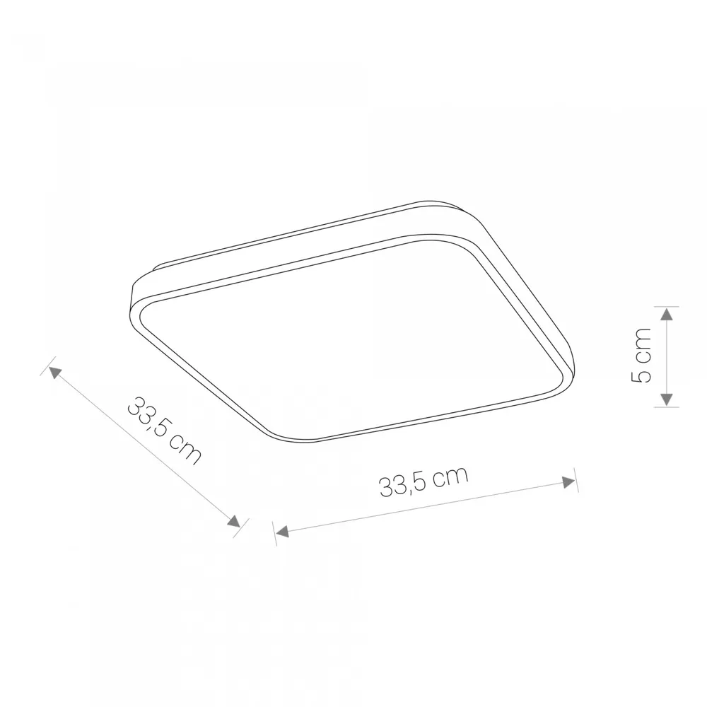Светильник потолочный Nowodvorski Agnes Square Led 8138
